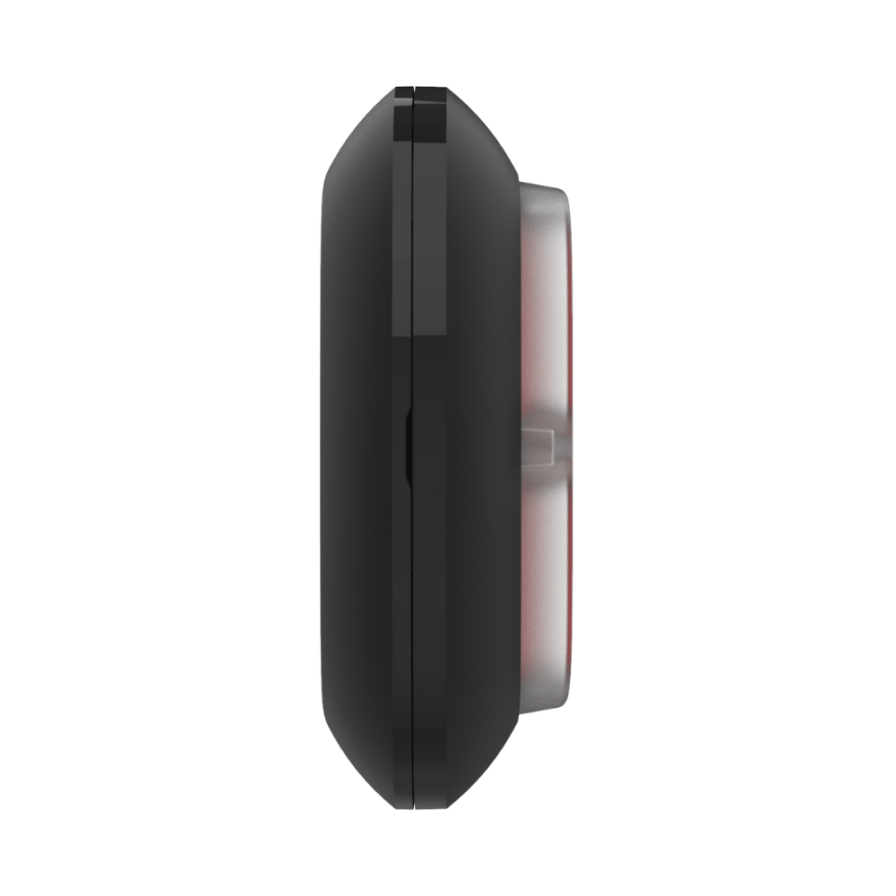 DoubleButton, Wireless hold-up device with advanced protection against accidental activator Black.