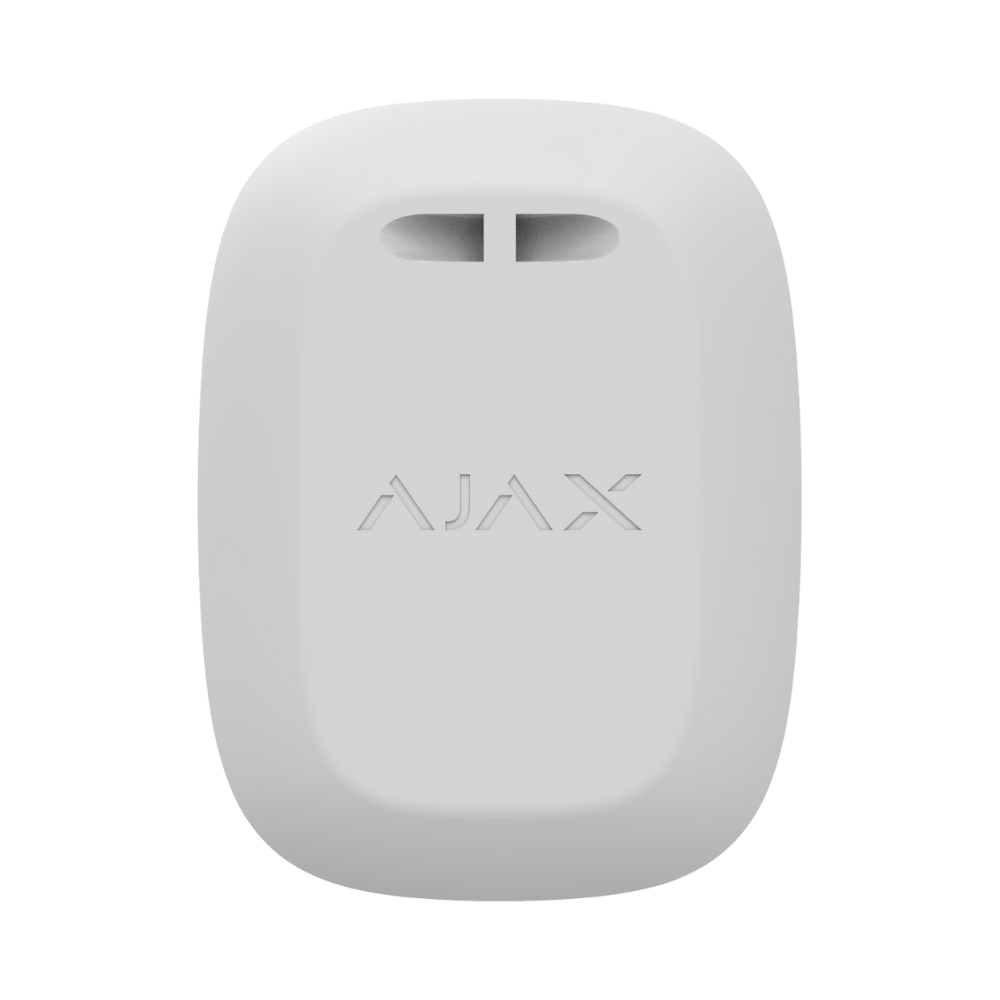 DoubleButton, Wireless hold-up device with advanced protection against  accidental activator White.