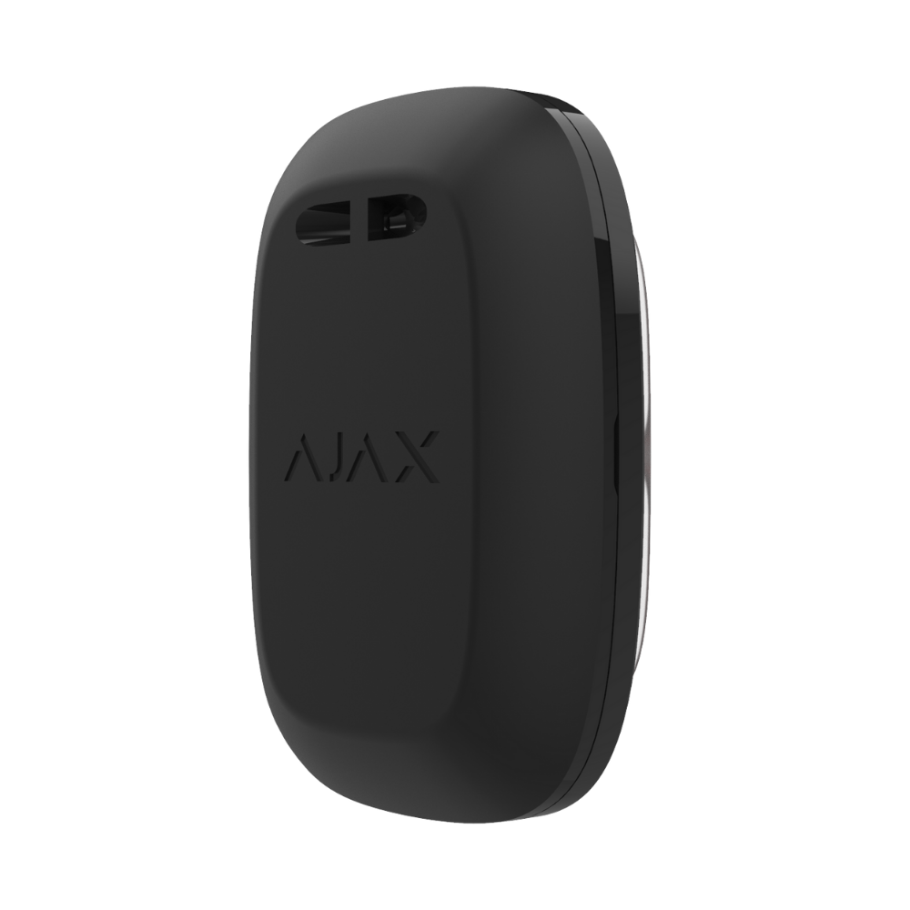 DoubleButton, Wireless hold-up device with advanced protection against accidental activator Black.