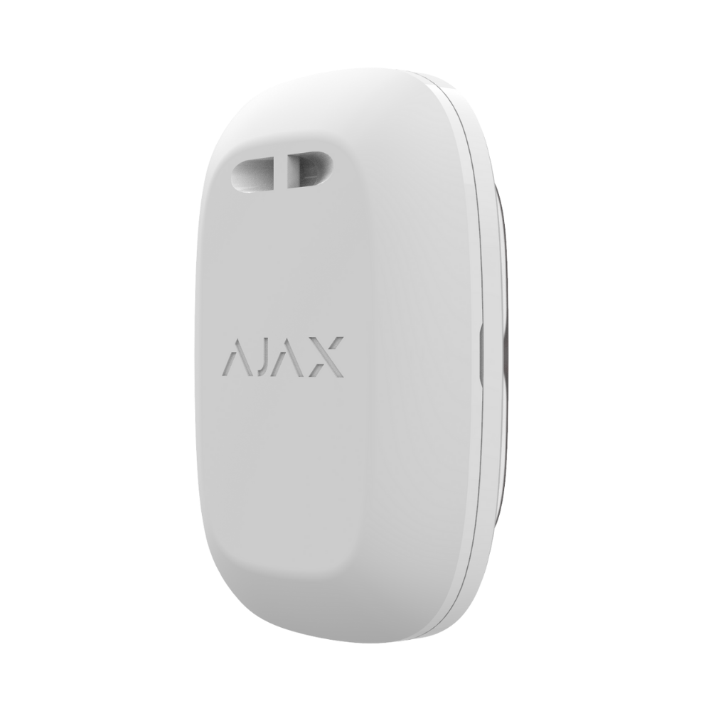 DoubleButton, Wireless hold-up device with advanced protection against  accidental activator White.