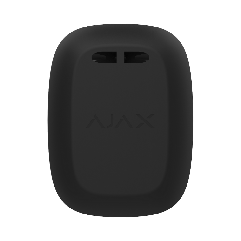 DoubleButton, Wireless hold-up device with advanced protection against accidental activator Black.
