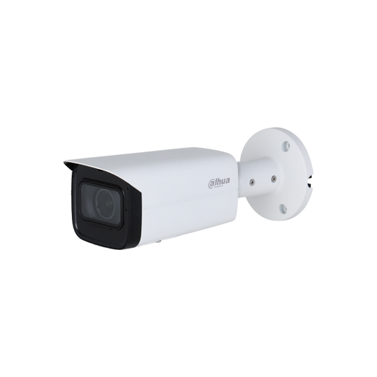 Dahua 8MP (4K) WizSense Motorised Starlight Bullet,  2.7-13.5mm, 4K@25/30fps, Perimeter, SMD4.0, SD Card, WDR, IR60m, Built-in Mic, IP67, POE.