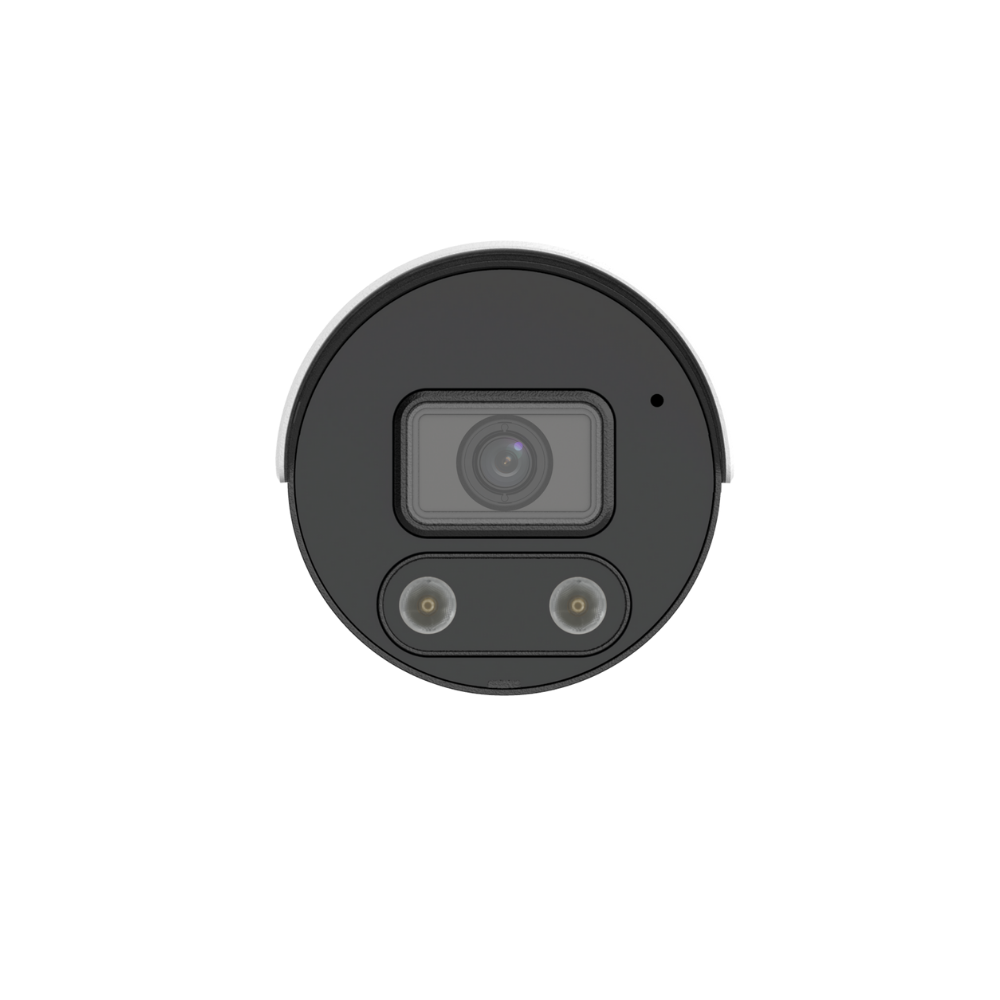 Uniarch AiOC (All-in-One-Camera) 8MP Bullet, Min. illumination 0.01lux, Smart intrusion prevention, powered by ColorHunter technology, 2.8mm fixed lens, 30M IR, 120dB WDR,  support 256 GB Micro SD card, Built-in-Mic& Speaker,  IP67.
