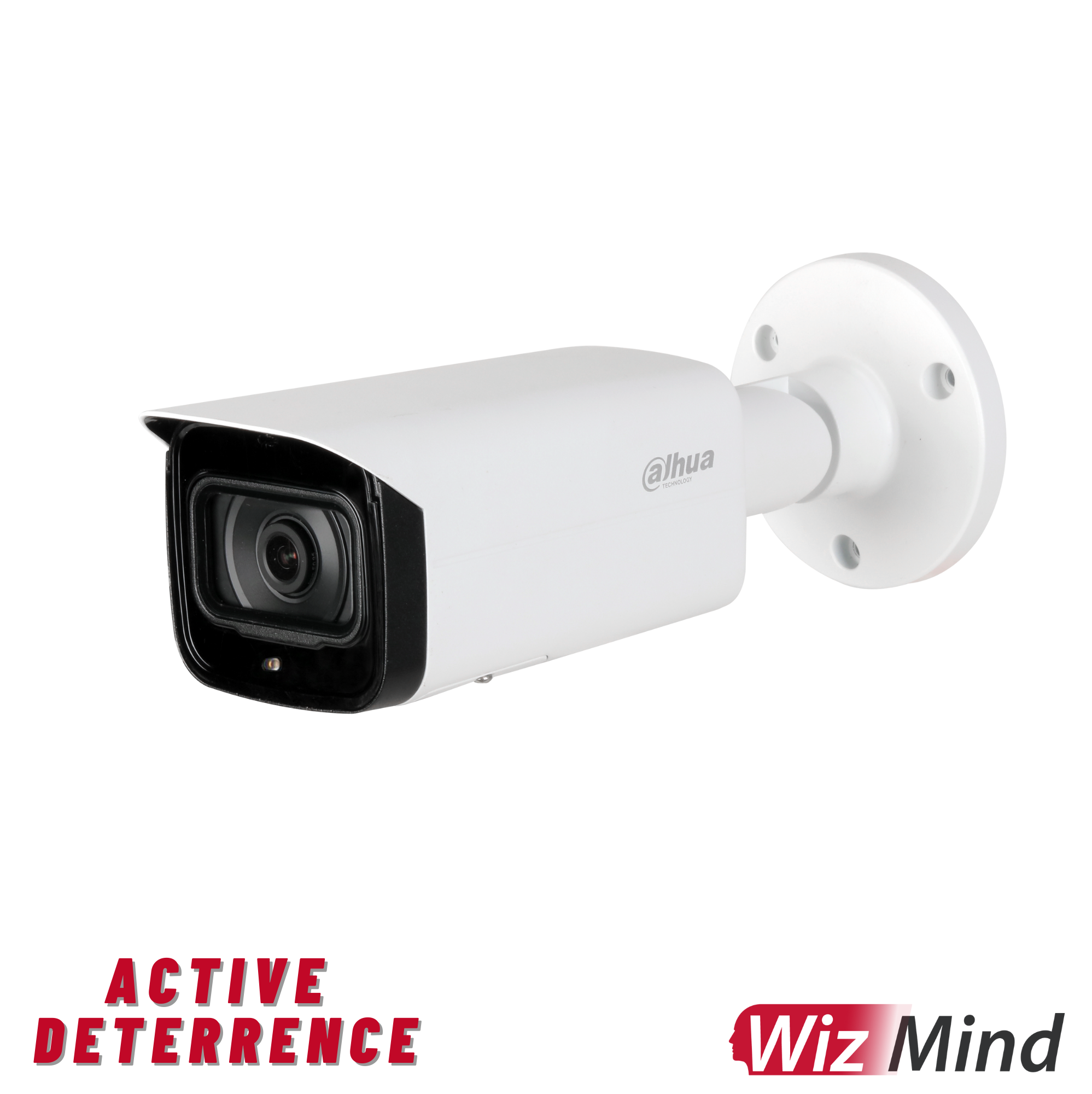 Dahua 5MP AI Active Deterrence Starlight IP Bullet Fixed 2.8mm, Built-in Speaker,WDR,IR 60m, Micro SD,IP67,POE.
