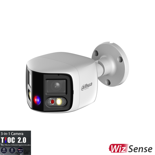 2x4MP TiOC Duo Splicing Fixed-focal Bullet WizSense Network Camera.