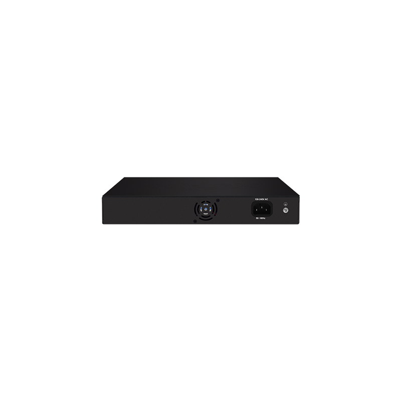 Wi-Tek 24FE+1G+1Combo SFP Ports 250M Long Range PoE Switch with 24Port PoE.