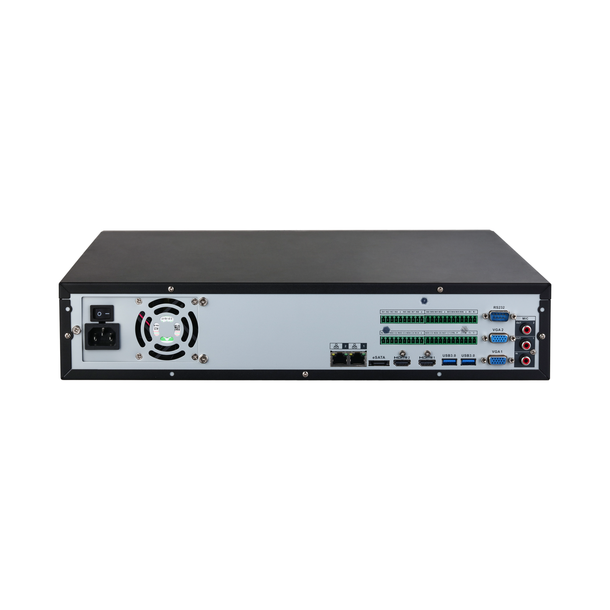64 Channels 2U 8HDD WizSense Network Video Recorder.