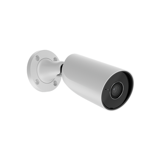 AJAX 8MP Bullet White Wired security IP camera, up to 3840x2160px resolution, 100-110 degree viewing angle, 2.8mm, 20FPS, JetSparrow Video protocol, microSD, H.264, H.265, HDR, WDR, up to 100 Mbps, up to 35m IR, PoE, 12V1A, IP65.