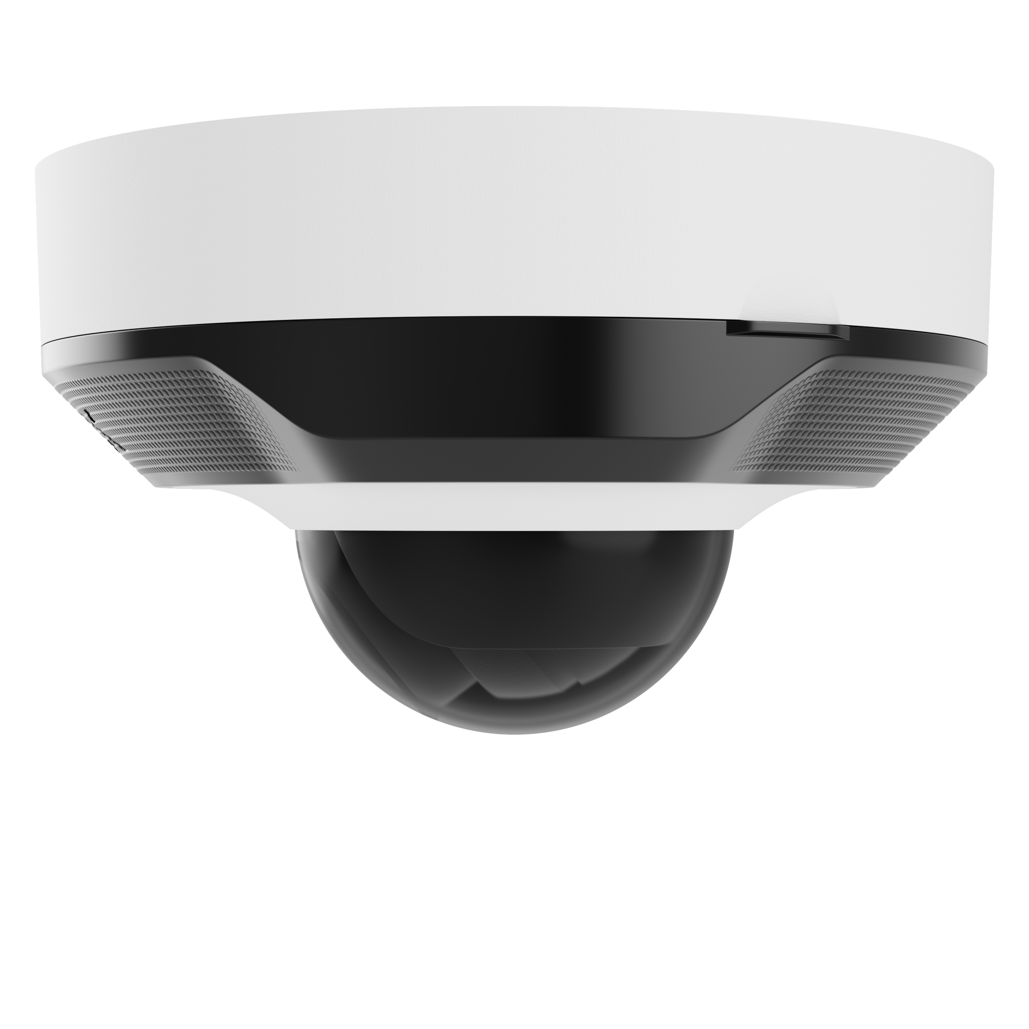 AJAX 8MP Mini Dome White Wired security IP camera, up to 3840x2160px resolution, 100-110 degree viewing angle, 2.8mm, 20FPS, JetSparrow Video protocol, microSD, H.264, H.265, HDR, WDR, up to 100 Mbps, up to 35m IR, PoE, 12V1A, IP65.