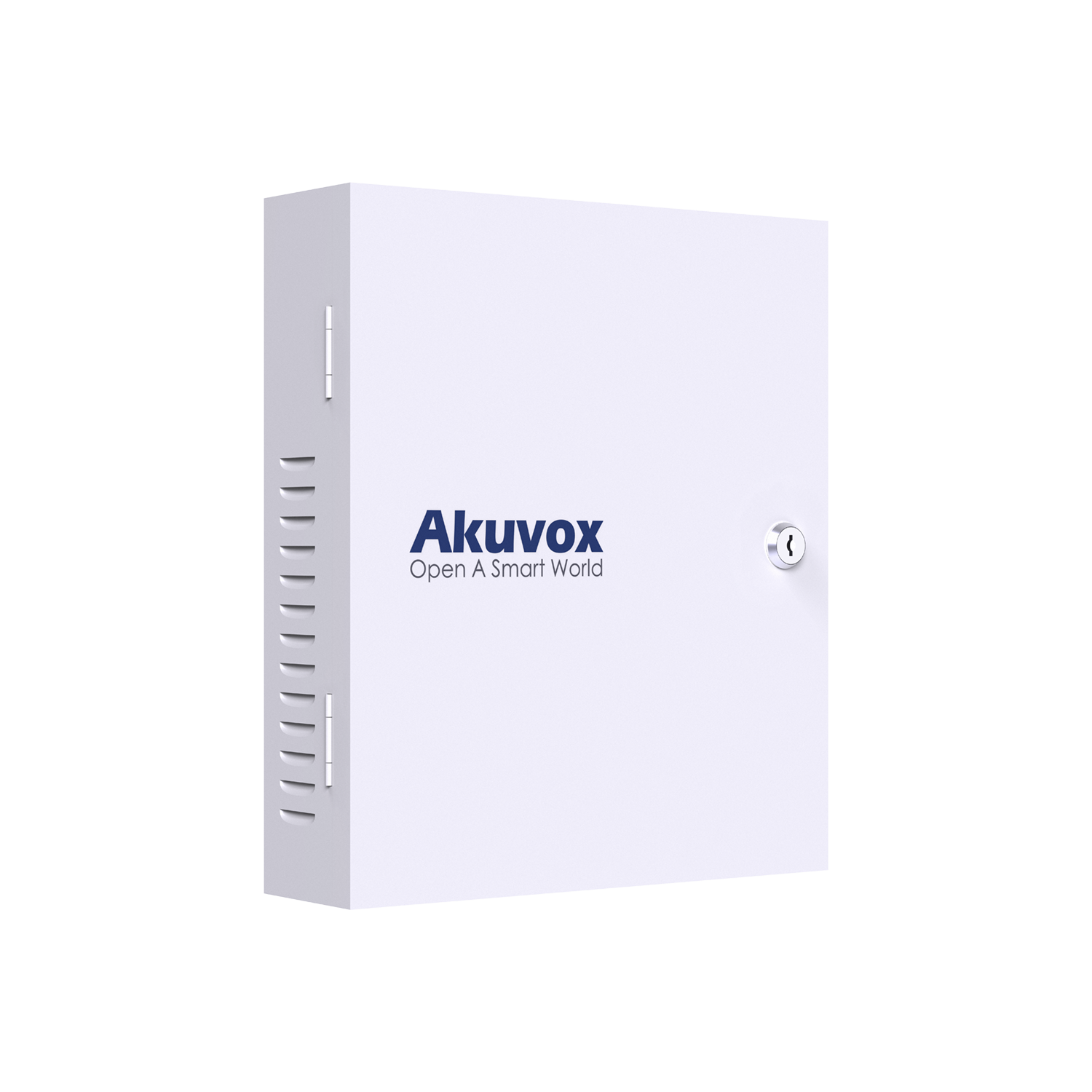 IP-based elevator access controller, works with all Akuvox intercoms and access control terminals, multifamily and office buildings to enhance building access security.