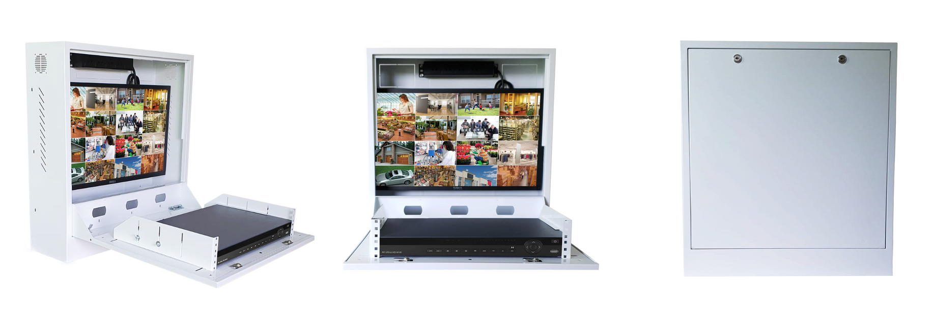 Vertical Wall Mount Security Cabinet - Indoor. — Video Alarm Technologies