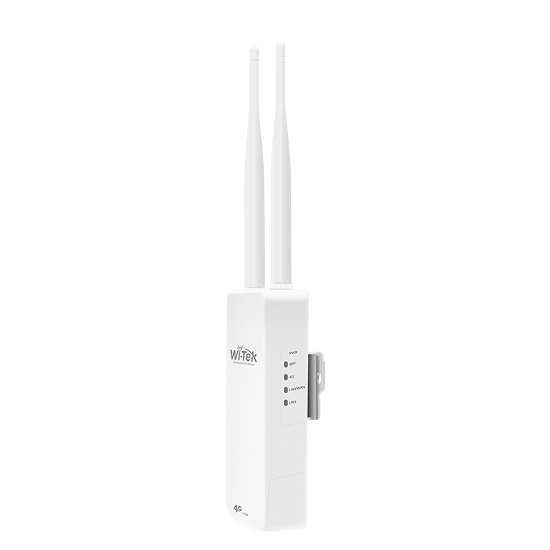 Wi-Tek CAT4 4G transform to Wi-Fi(2.4G 300Mbps) and wired network.
