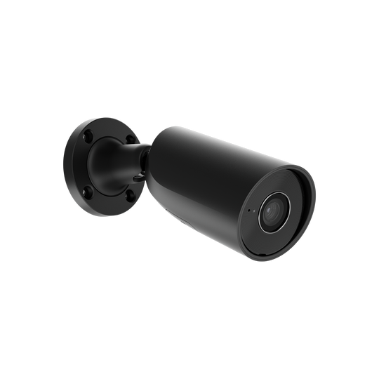 AJAX 8MP Bullet Black Wired security IP camera, up to 3840x2160px resolution, 100-110 degree viewing angle, 2.8mm, 20FPS, JetSparrow Video protocol, microSD, H.264, H.265, HDR, WDR, up to 100 Mbps, up to 35m IR, PoE, 12V1A, IP65.