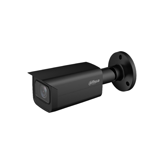 Dahua 8MP (4K) WizSense Motorized Starlight Bullet,  2.7-13.5mm, 4K@25/30fps, Perimeter, SMD4.0, SD Card, WDR, IR60m, Built-in Mic, IP67, POE, black.
