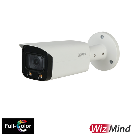 Dahua AI 4MP Starlight+IP Bullet Fixed 2.8mm, ICR+White Light,WDR(140dB),IR 20m, Micro SD,IP67,POE.