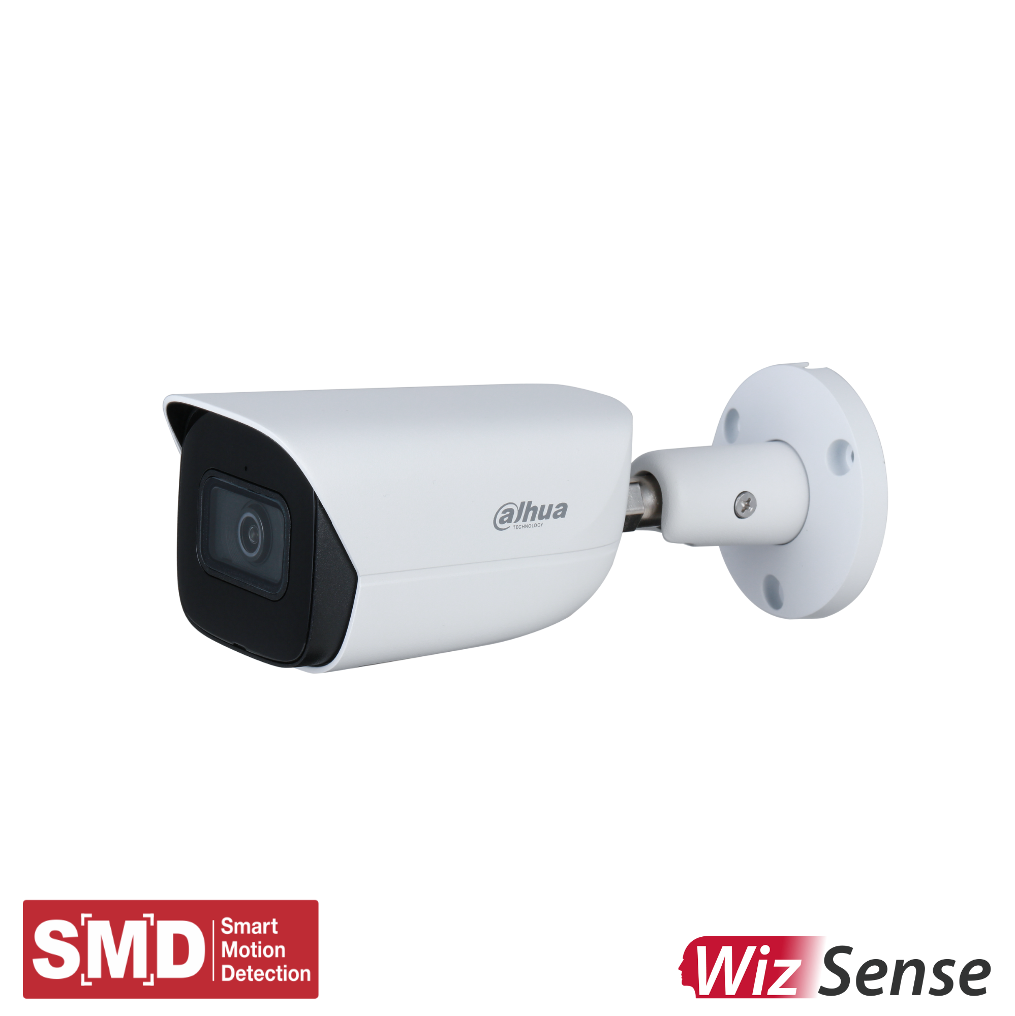 Dahua 5MP Lite AI Fixed Starlight Bullet, Perimeter, SMD, SD Card, WDR, IR50m, Built-in Mic,IP67, POE.
