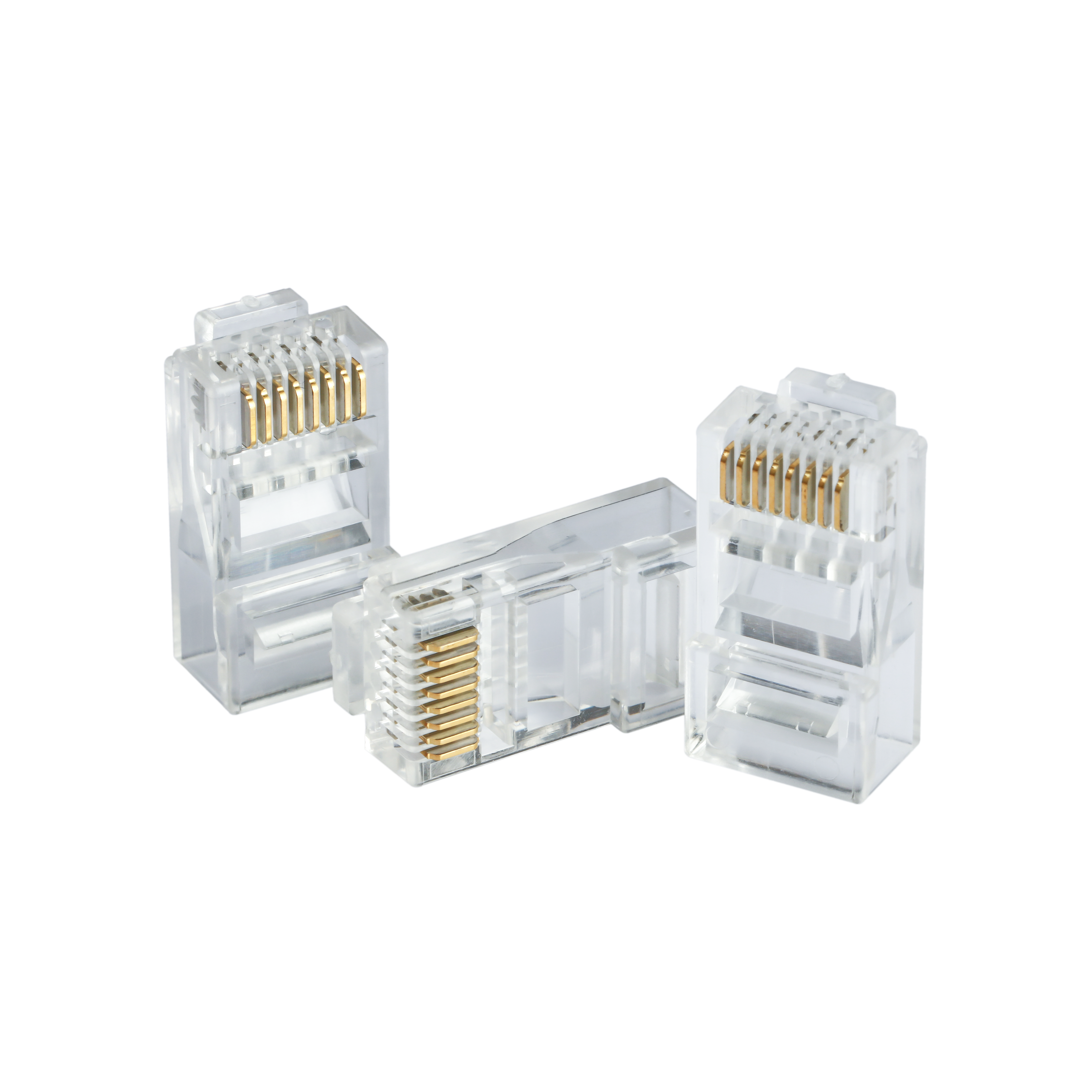 Cat6 RJ45 Network Plug (100pcs/Pack).