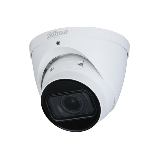 Dahua 8MP (4K) WizSense Motorised Starlight Turret, 2.7-13.5mm, 4K@25/30fps,  Perimeter, SMD4.0, SD Card, WDR, IR40m, Built-in Mic, IP67, POE.