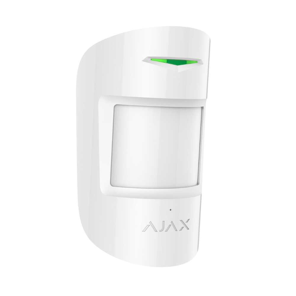 CombiProtect, Wireless motion and glass break detector with pet immunity White.