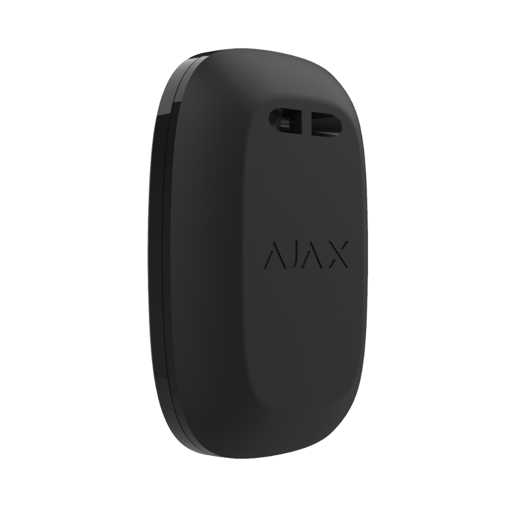 DoubleButton, Wireless hold-up device with advanced protection against accidental activator Black.
