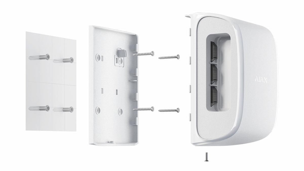 Smartbracket Ajax   DualCurtain Outdoor white.