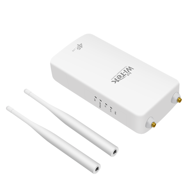 Wi-Tek CAT4 4G transform to Wi-Fi(2.4G 300Mbps) and wired network.