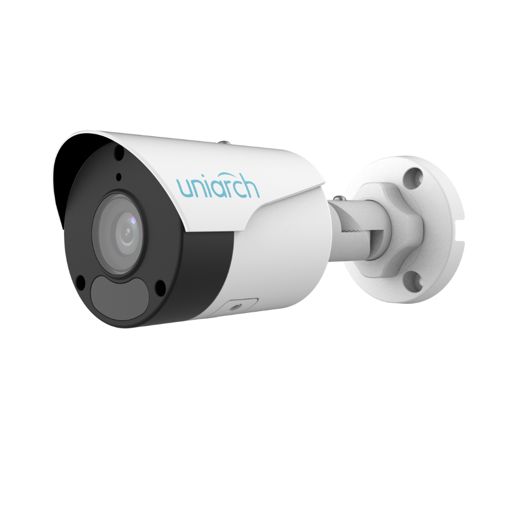 Uniarch 6MP Starlight Fixed Bullet Network Camera, Min. illumination 0.003lux, Intrusion Detection (Based on Human), powered by StarLight technology, 2.8mm fixed lens, 50M IR, 120dB WDR, support 256 GB Micro SD card, Built-in-Mic, IP67.
