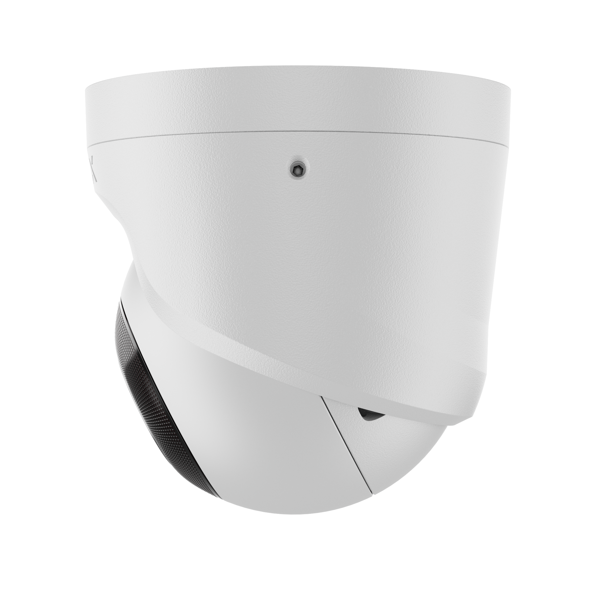 AJAX 5MP Turret White Wired security IP camera, up to 2880x1620px resolution, 100-110 degree viewing angle, 4mm, 25FPS, JetSparrow Video protocol, microSD, H.264, H.265, HDR, WDR, up to 100 Mbps, up to 35m IR, PoE, 12V1A, IP65.