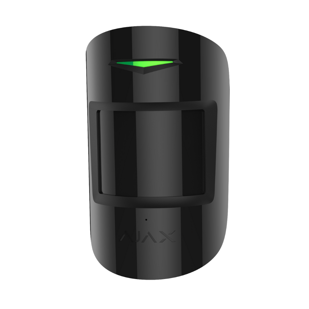 CombiProtect, Wireless motion and glass break detector with pet immunity Black.
