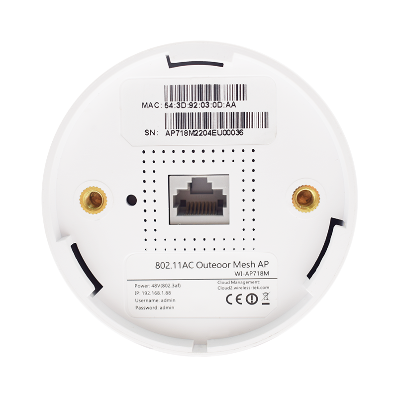 Wi-Tek Gigabit DUAL-BAND WI-FI Outdoor Wireless Mesh Access Point, Cloud Management.