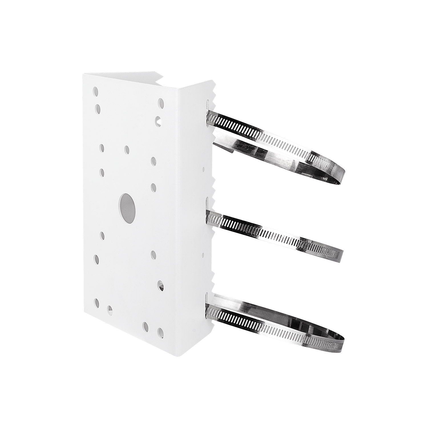 Pole mount bracket for Supported Models Enclosure: AE-238, AE-239, AE-243, AE-244, AE-23A, AE-23B, AE-23C, AE-23D, AE-24E, AE-23F Power Box: AA-351, AA-352, AM-718 Outdoor Surge Protector: AP-PSP-050 Outdoor PoE Switch: AW-GEU-083A-240, AW-GET-083A-120.