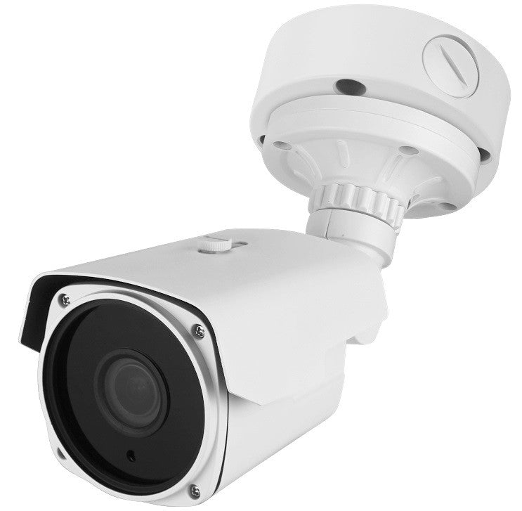 5MP TVI Vari-focal Lens 4x Matrix IR Bullet with junction box.