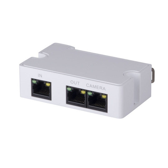 Dahua PoE Extender Passive work with PFT1200, connect up to 3x IPC.