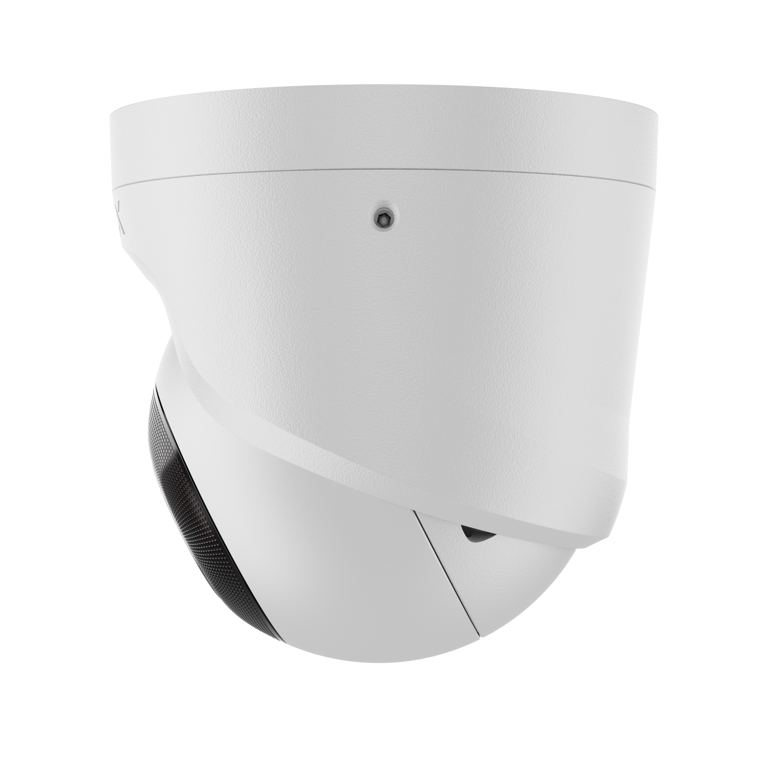 AJAX 5MP Turret White Wired security IP camera, up to 2880x1620px resolution, 100-110 degree viewing angle, 2.8mm, 25FPS, JetSparrow Video protocol, microSD, H.264, H.265, HDR, WDR, up to 100 Mbps, up to 35m IR, PoE, 12V1A, IP65.