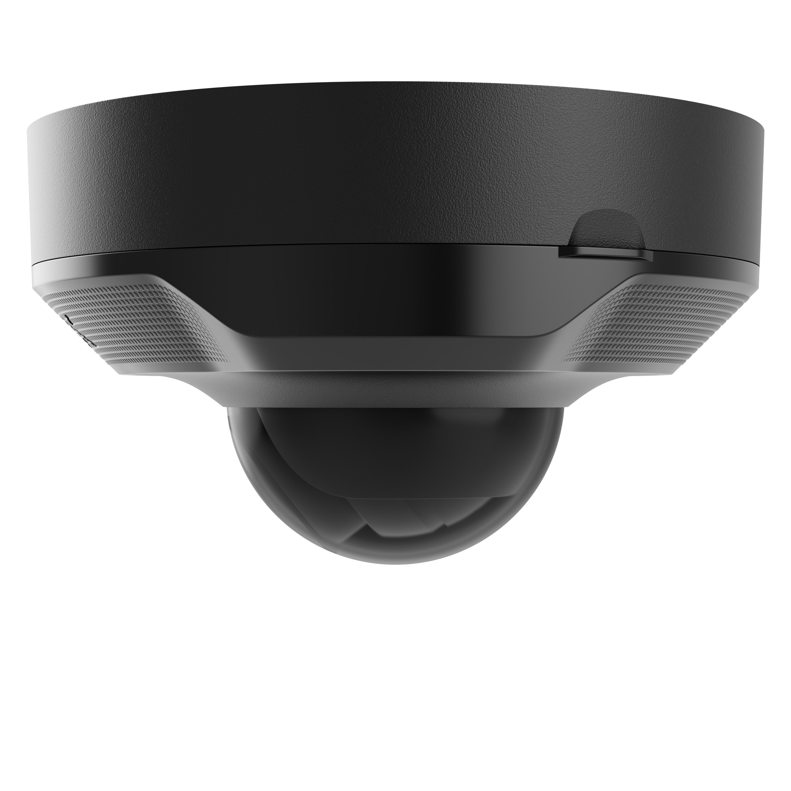 AJAX 8MP Mini Dome Black Wired security IP camera, up to 3840x2160px resolution, 100-110 degree viewing angle, 2.8mm, 20FPS, JetSparrow Video protocol, microSD, H.264, H.265, HDR, WDR, up to 100 Mbps, up to 35m IR, PoE, 12V1A, IP65.