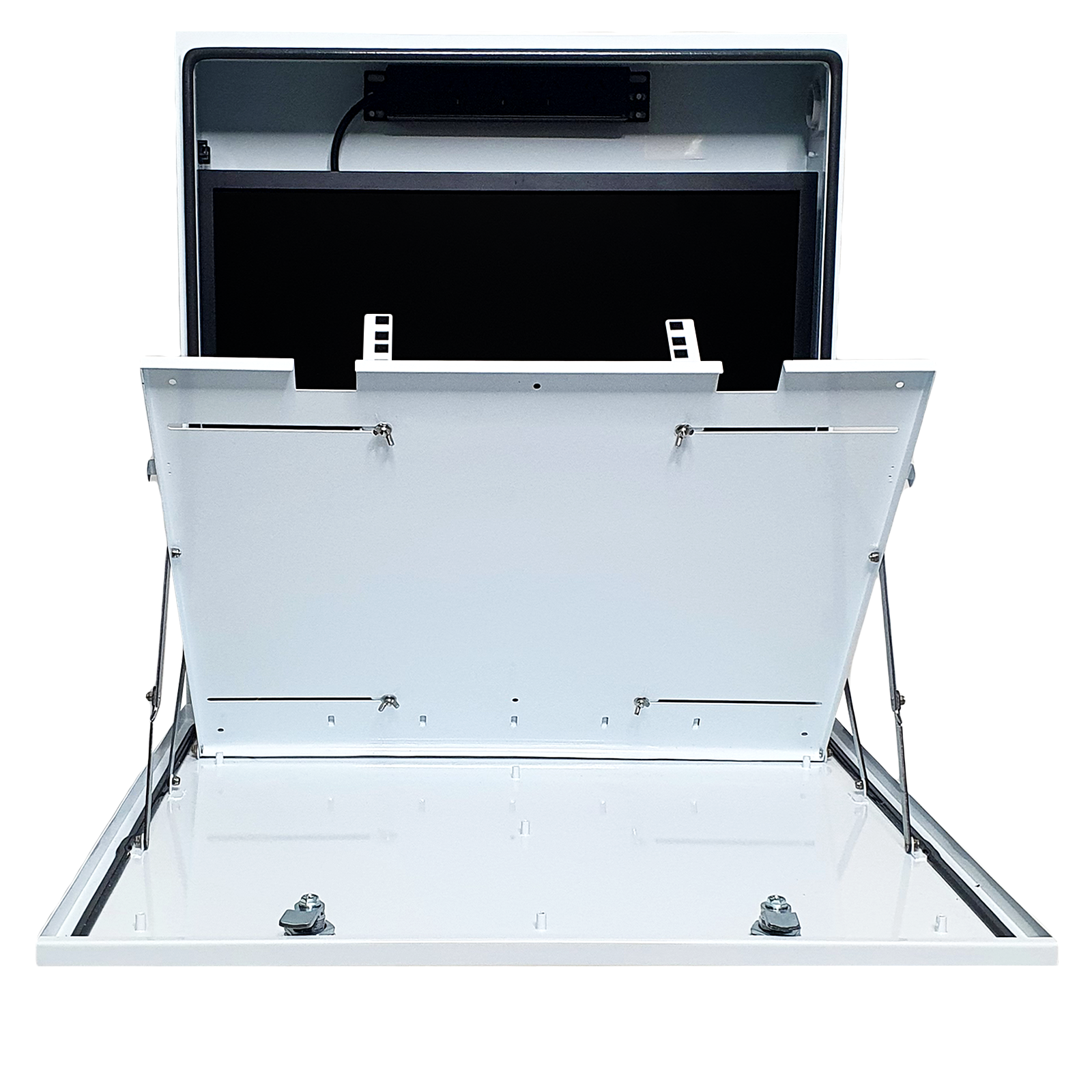Vertical Wall Mount Security Cabinet - Outdoor.
