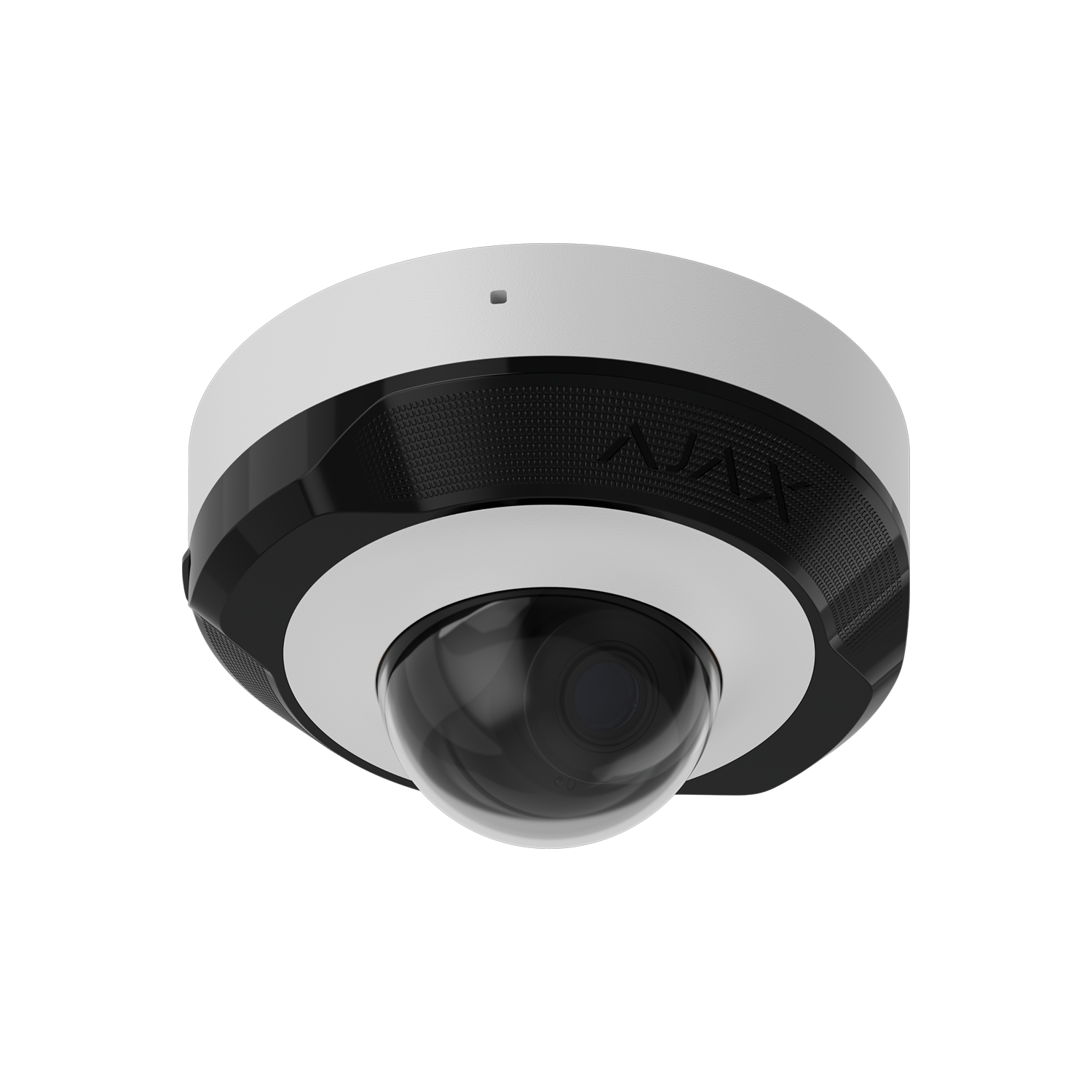 AJAX 5MP Mini Dome White Wired security IP camera, up to 2880x1620px resolution, 100-110 degree viewing angle, 4mm, 25FPS, JetSparrow Video protocol, microSD, H.264, H.265, HDR, WDR, up to 100 Mbps, up to 35m IR, PoE, 12V1A, IP65.