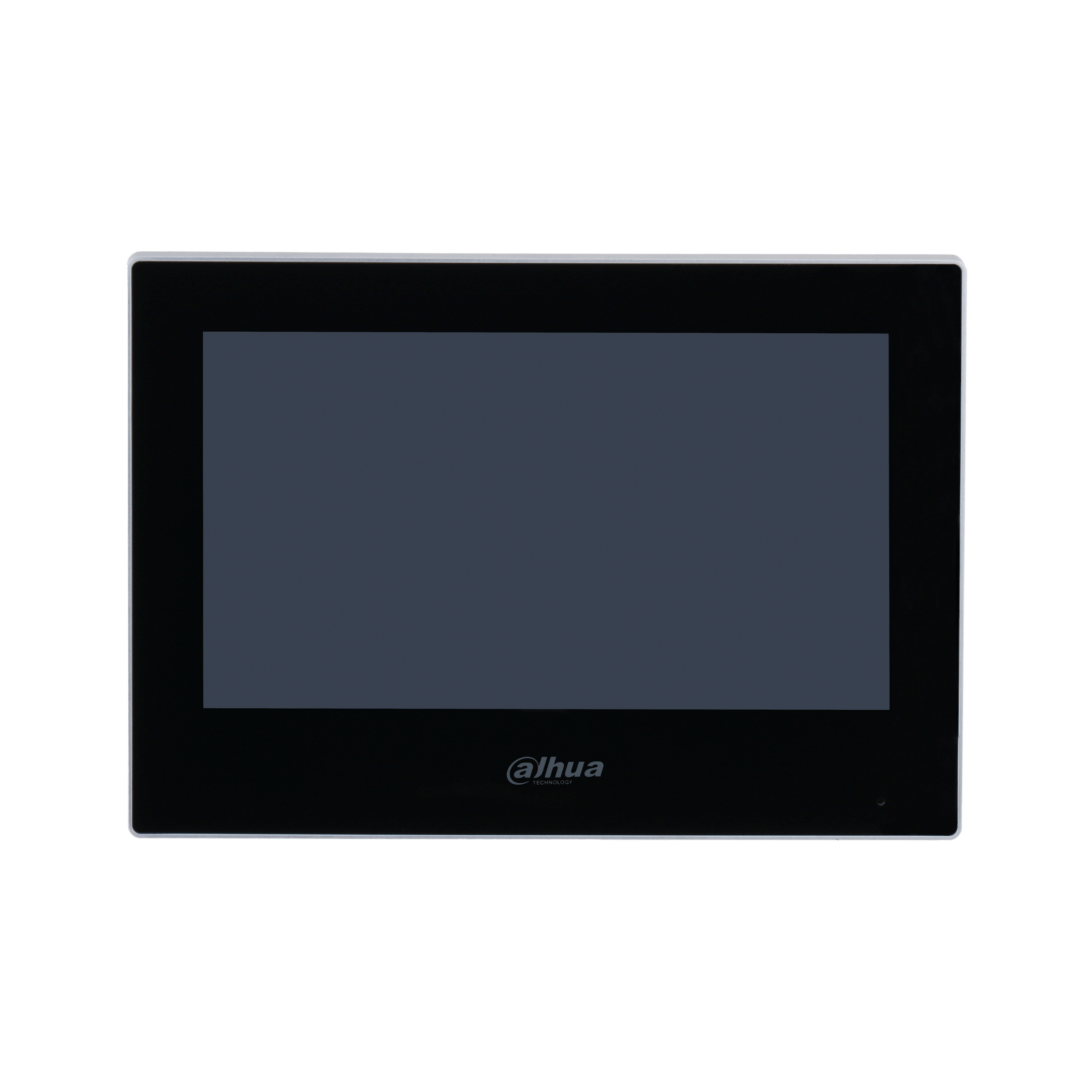 Dahua IP Indoor Monitor black, 7' TFT capacitive touch screen, 1024*600, 6-channel alarm input and 1-channel alarm output, Standard PoE, Outdoor station and IPC monitor, H.265 and H.264 video coding, High performance & cost-effective.