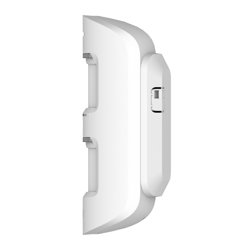 MotionProtect Outdoor, Wireless outdoor motion detector with anti-masking and pet immunity.