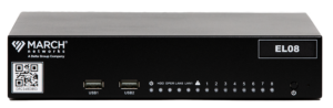 El08 EL08 - All IP NVR with an 8 port POE module supporting up to 8 IP came ...