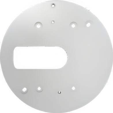 Electrical Plate Adaptor (Surface Mount) - for mounting various domes to double-ganged deep electrical boxes.
