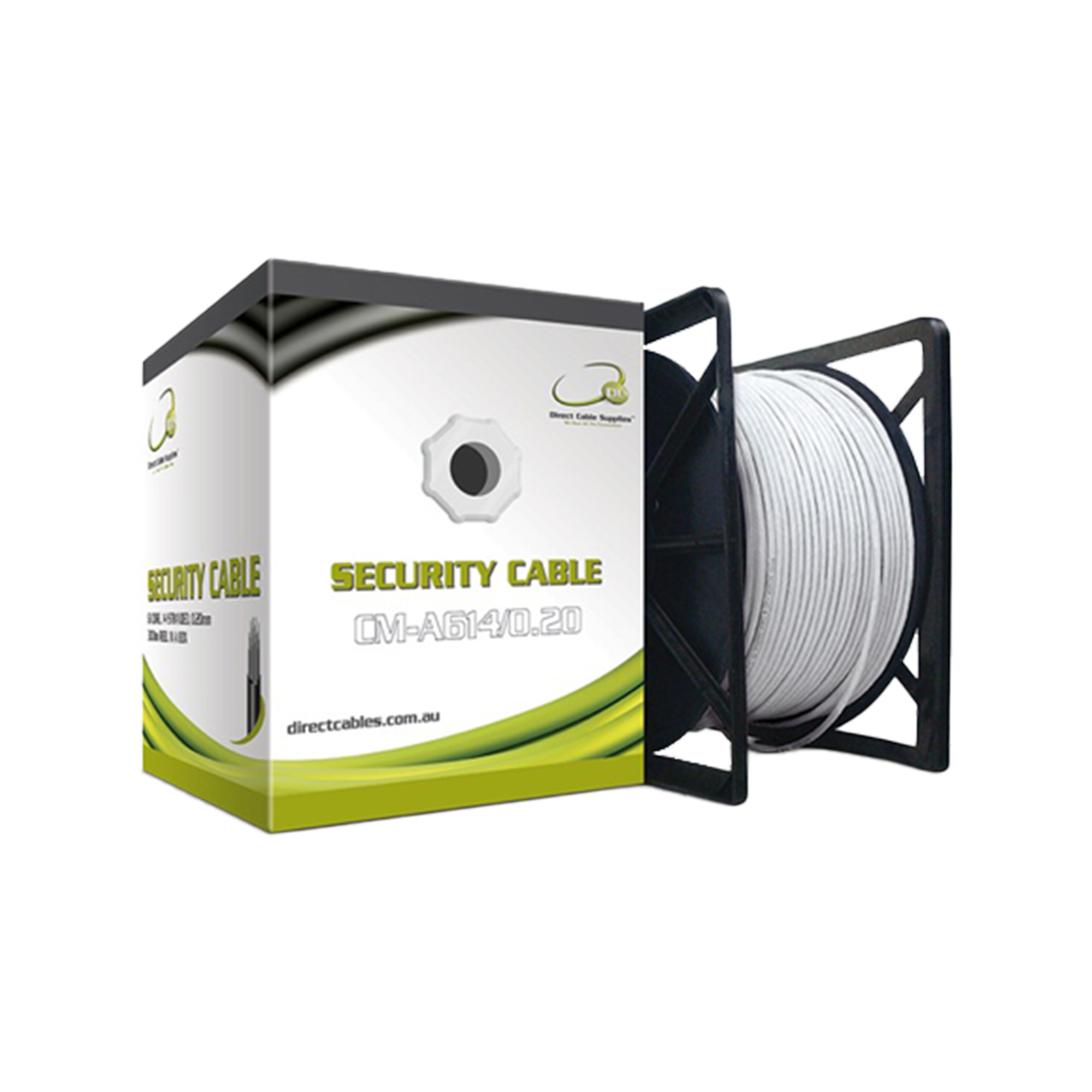6 Core Security Cable 14/0.20mm, 300m Pull Box (White).