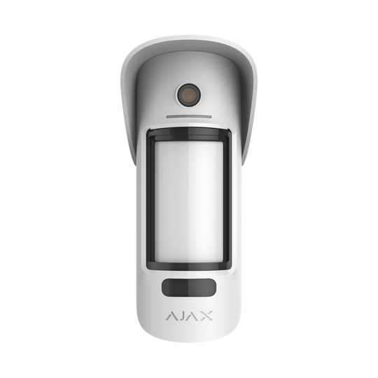 Ajax MotionCam Outdoor (PhOD) (With Hood) Jeweller (9AU) White.