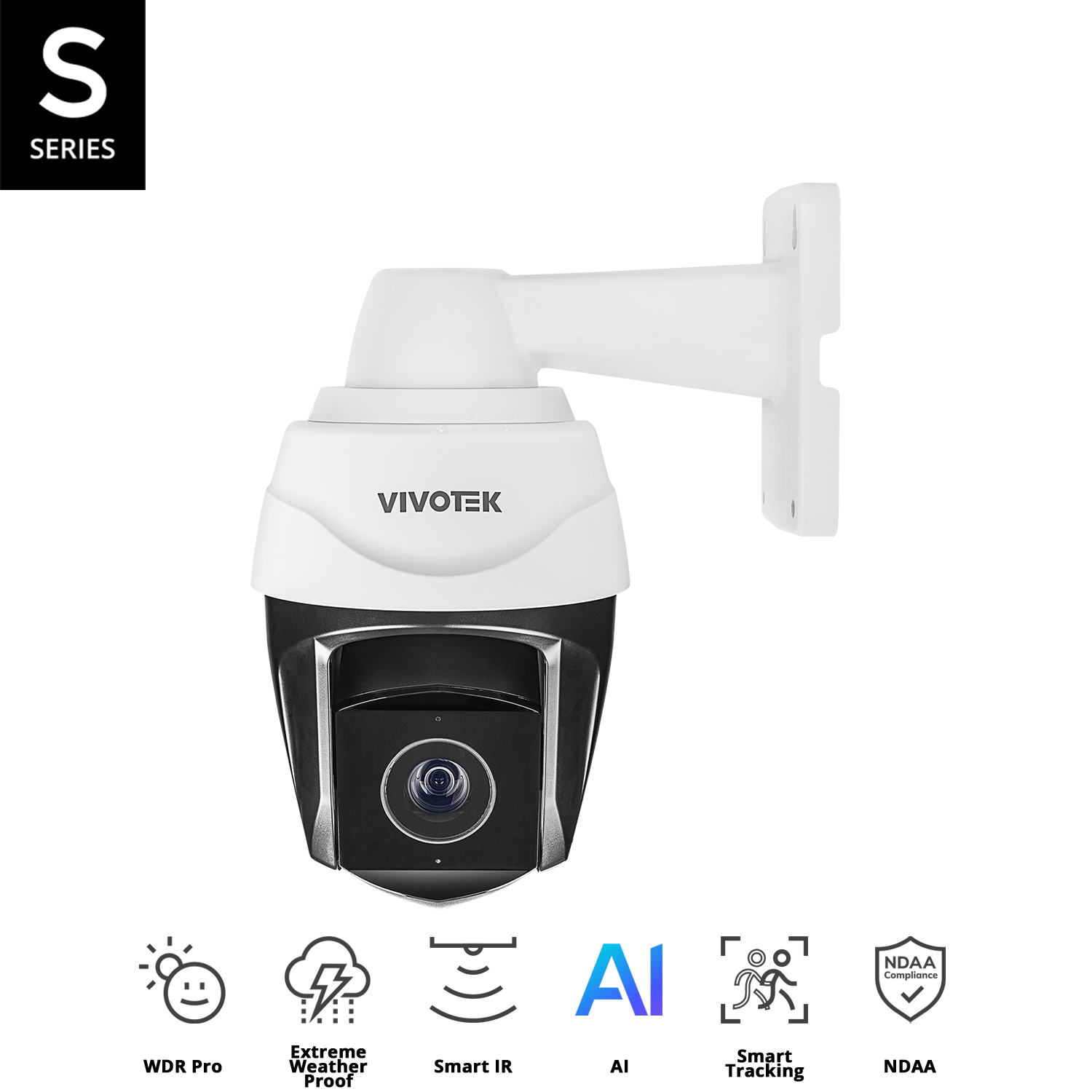 IR Speed Dome, 2M 30fps, H.265/H.264/MJPEG, 40x Optical Zoom, IR 250M, WDR Pro, 3DNR,  PoE 802.3bt class 5/DC48V/AC24V, I/O*2/1, Two way audio, MicroSD/SDHC/SDXC, IP66, IK10, NEMA 4X, Working Temperature:-50°C ~ 60°C (-58°F ~ 122°F) (IR on).