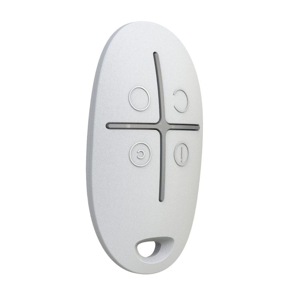SpaceControl, Two-way wireless key fob with panic button White.