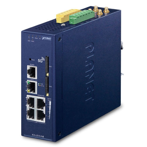Industrial 5G Modem NR Cellular Gateway with 5-Port 10/100/1000T ...