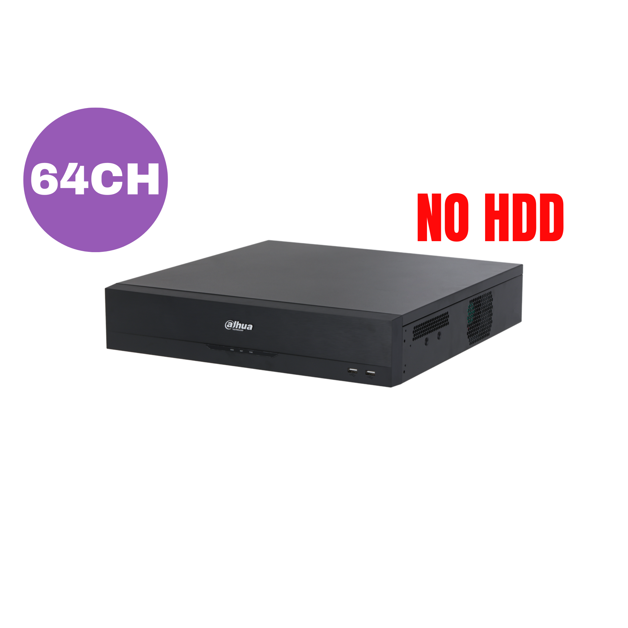 64 Channels 2U 8HDD WizSense Network Video Recorder.