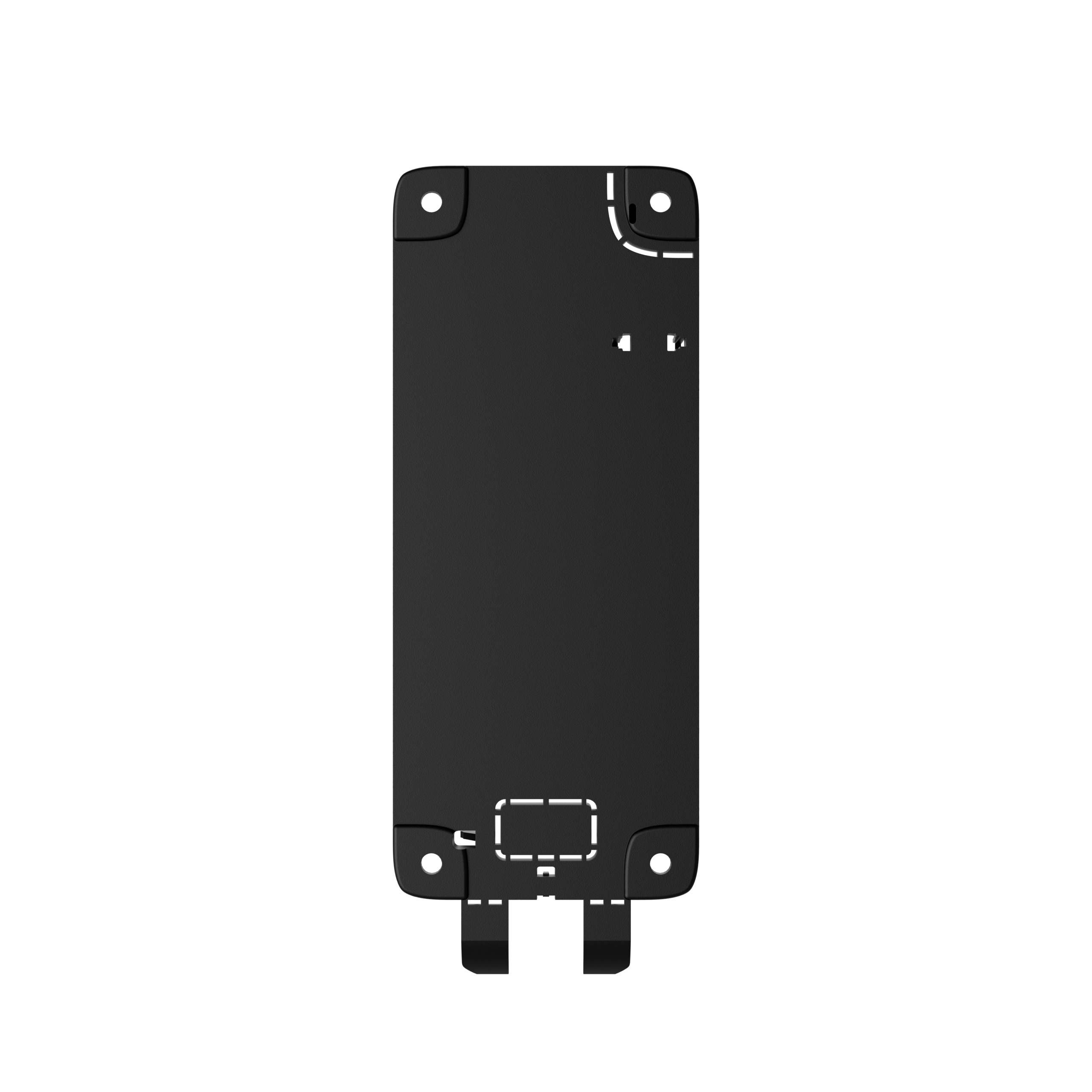 Black wireless keypad with touch screen to control an Ajax system.
