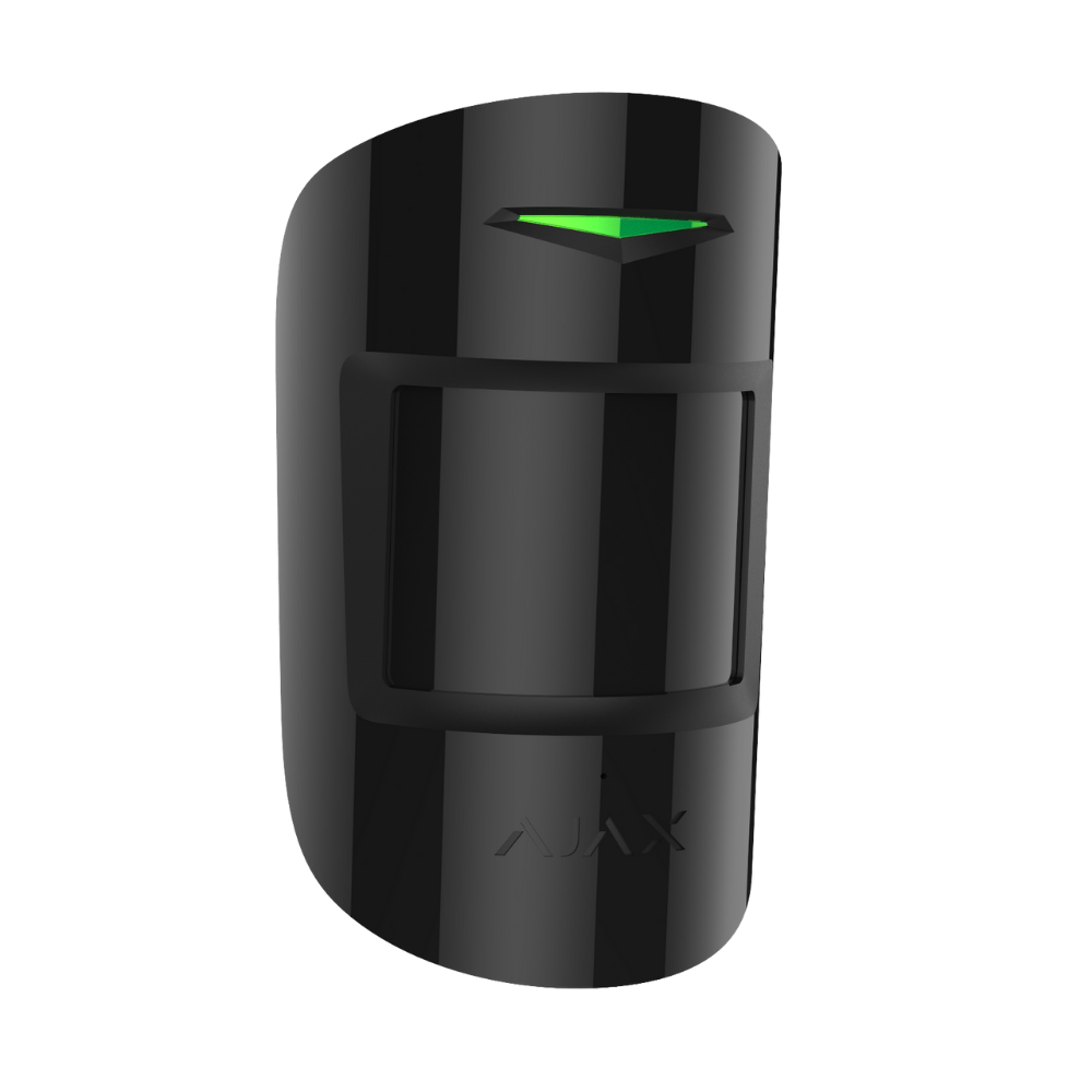 CombiProtect, Wireless motion and glass break detector with pet immunity Black.