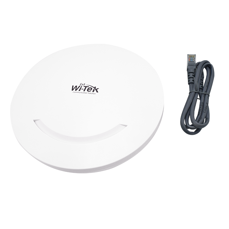 WI-AP216 is a dual-band Ceiling mount AP, suitable for indoor Wi-Fi coverage scenarios. The device supports 802.3af PoE and 12V DC local power supply (need to buy separately). The wireless speed can be up to 1200Mbps.
